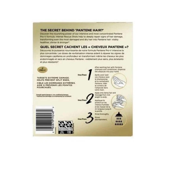 Pantene Miracle Rescue Intense Rescue Shots - Gold - Picture 2 of 3